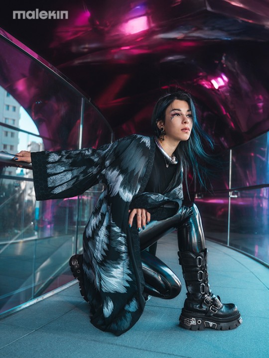 SHINOGA MONO LONG KIMONO