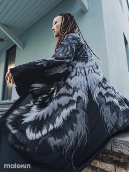 SHINOGA MONO EXTRA LONG KIMONO