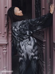 SHINOGA MONO EXTRA LONG KIMONO