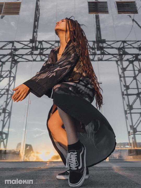 SHINOGA MONO EXTRA LONG KIMONO