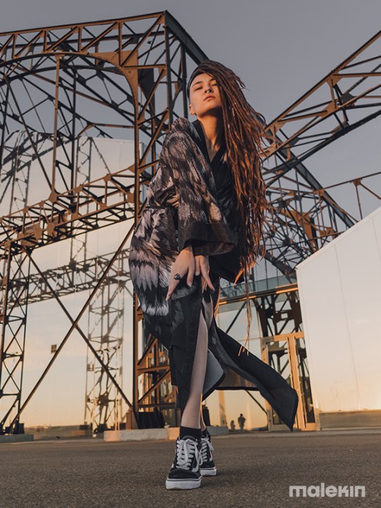 SHINOGA MONO EXTRA LONG KIMONO