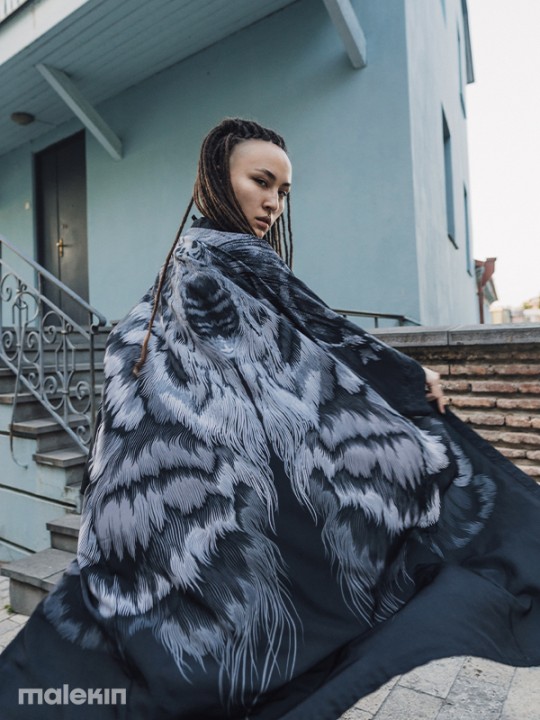 SHINOGA MONO EXTRA LONG KIMONO