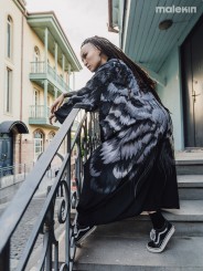 SHINOGA MONO EXTRA LONG KIMONO