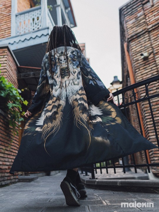 SHINOGA LIGHT EXTRA LONG KIMONO