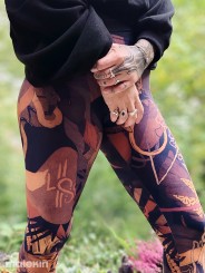 KEOP RUST LEGGINGS