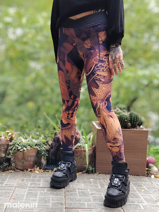 KEOP RUST LEGGINGS