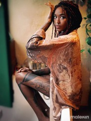 OKAMI LIGHT LONG KIMONO