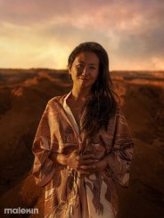 OKAMI LIGHT LONG KIMONO