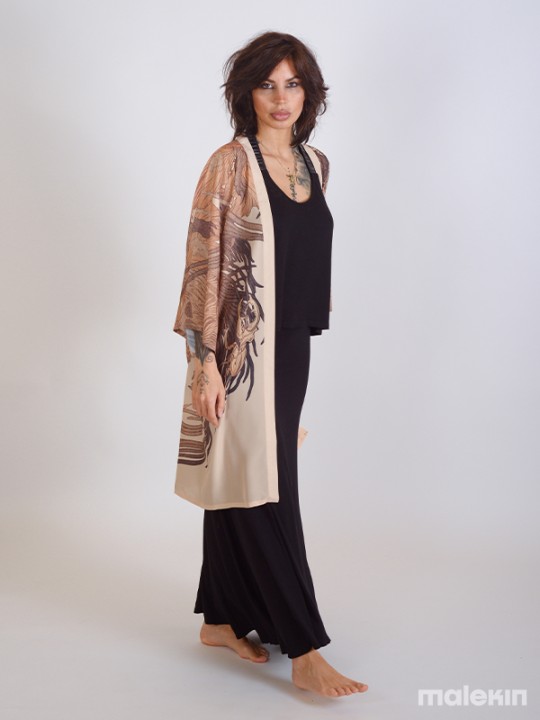 OKAMI LIGHT LONG KIMONO