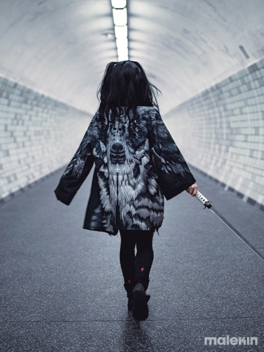 SHINOGA MONO SHORT KIMONO