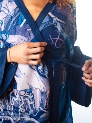KEOP BLUE LONG KIMONO