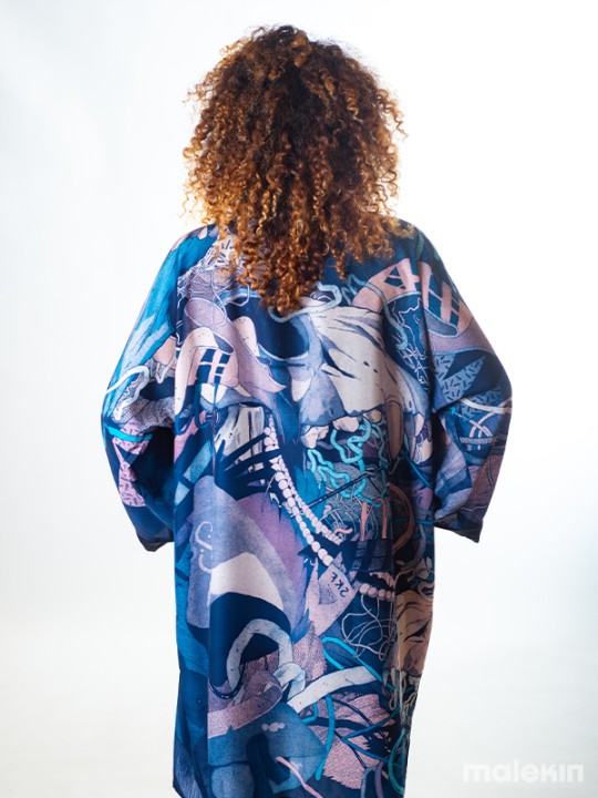 KEOP BLUE LONG KIMONO