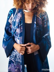 KEOP BLUE LONG KIMONO