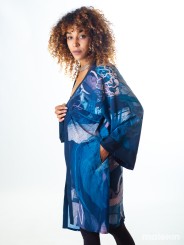 KEOP BLUE LONG KIMONO