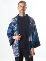 KEOP BLUE SHORT KIMONO