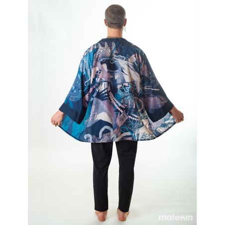KEOP BLUE SHORT KIMONO