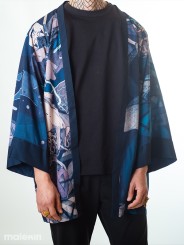 KEOP BLUE SHORT KIMONO