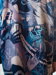 KEOP BLUE SHORT KIMONO