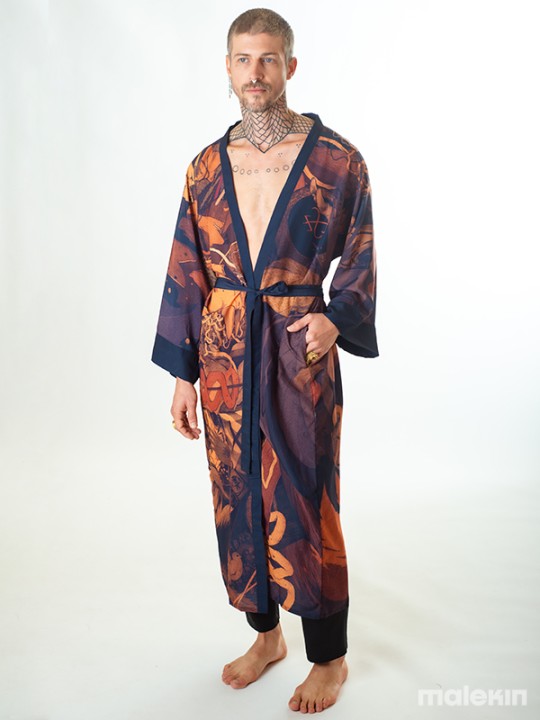 KEOP RUST EXTRA LONG KIMONO