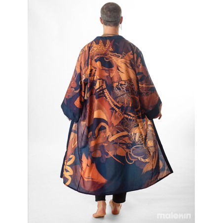 KEOP RUST EXTRA LONG KIMONO