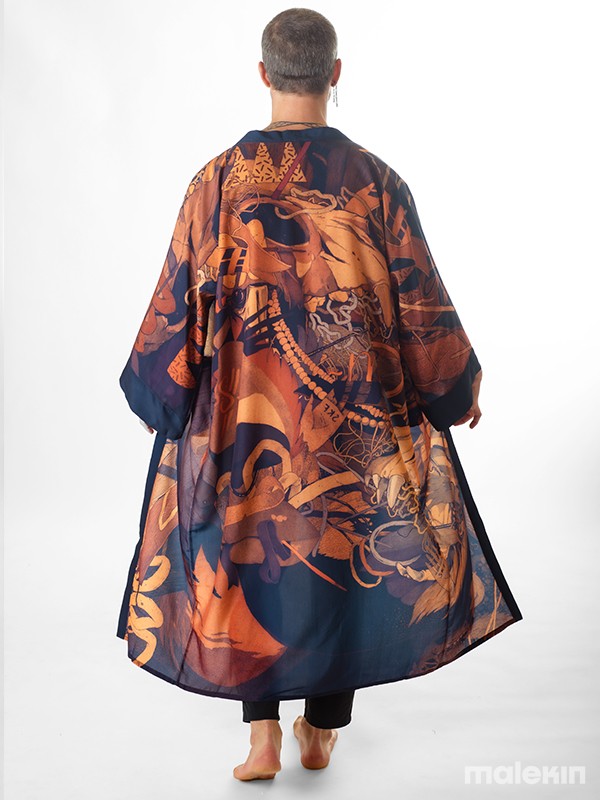 KEOP RUST EXTRA LONG KIMONO