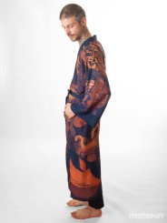 KEOP RUST EXTRA LONG KIMONO