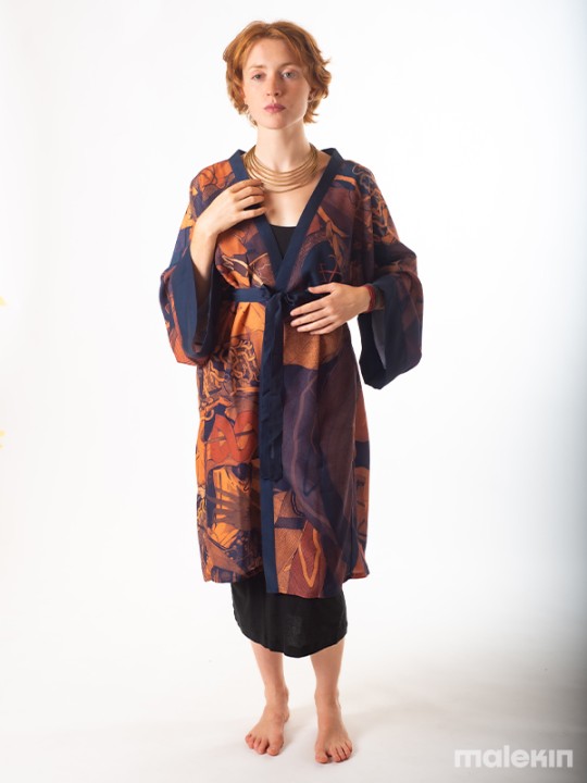 KEOP RUST LONG KIMONO