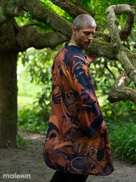 KEOP RUST LONG KIMONO