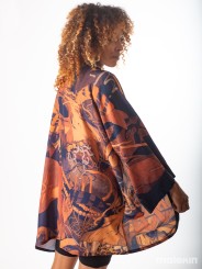 KEOP RUST SHORT KIMONO