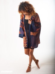 KEOP RUST SHORT KIMONO