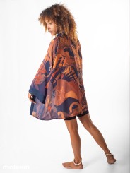 KEOP RUST SHORT KIMONO