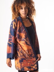 KEOP RUST SHORT KIMONO