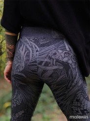 KUSEN BLACK LEGGINGS