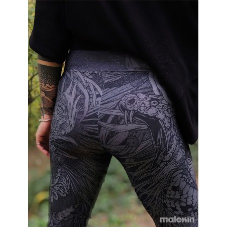 KUSEN BLACK LEGGINGS