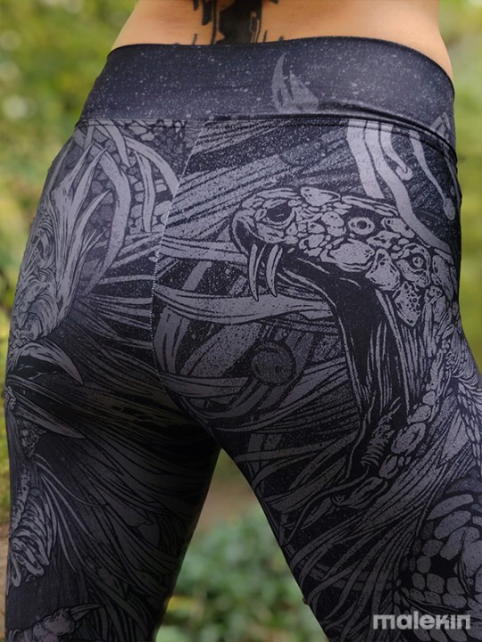 KUSEN BLACK LEGGINGS