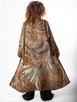 KUSEN DARK EXTRA LONG KIMONO