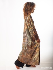 KUSEN DARK EXTRA LONG KIMONO
