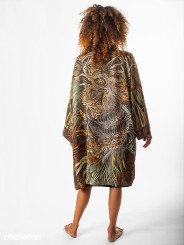 KUSEN DARK LONG KIMONO