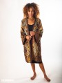 KUSEN DARK LONG KIMONO