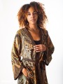 KUSEN DARK LONG KIMONO