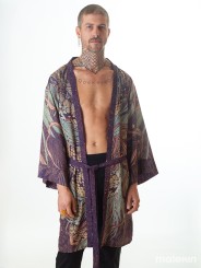 KUSEN LIGHT LONG KIMONO