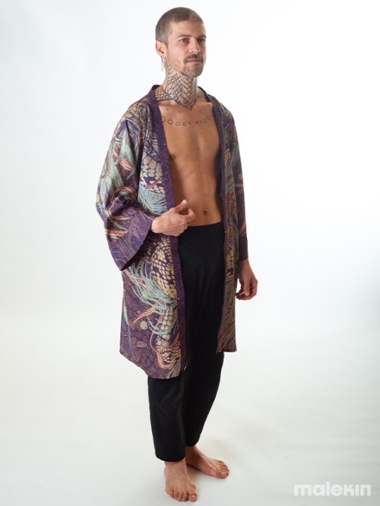 KUSEN LIGHT LONG KIMONO