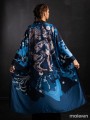 NEKO BLUE EXTRA LONG KIMONO