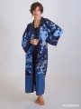 NEKO BLUE EXTRA LONG KIMONO