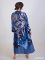 NEKO BLUE EXTRA LONG KIMONO