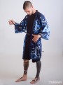 NEKO BLUE LONG KIMONO