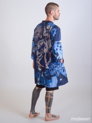 NEKO BLUE LONG KIMONO