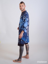 NEKO BLUE LONG KIMONO