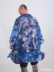 NEKO BLUE LONG KIMONO