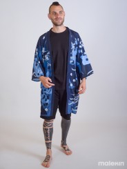 NEKO BLUE LONG KIMONO